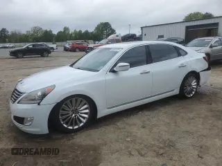 2014 Hyundai Equus Signature z VIN KMHGH4JH4EU085889, wystawiony jako Copart lot #50963365 z przebiegiem 188 993 mil mil oraz Szkody całkowita. Historia ofert i sprzedaży dostępna na DreamBid. Obrazek 1.