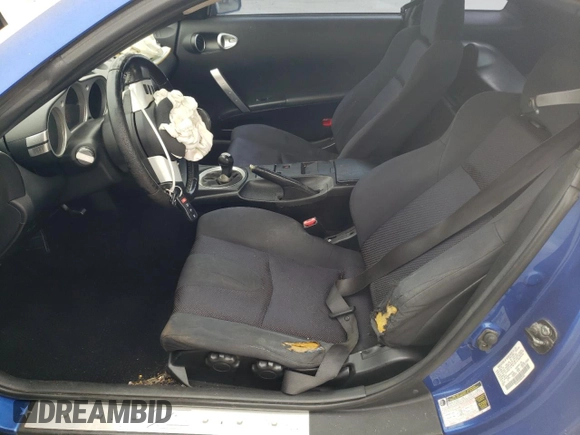 2005 Nissan 350Z Touring with VIN JN1AZ34D85M609834, listed as a Copart auction lot 44757365 with Not Provided miles and Salvage Title. Bid and sale history available at carsss.com. Image 7.