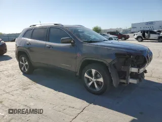 2019 Jeep Cherokee Limited with VIN 1C4PJLDB0KD487933, listed as a Copart auction lot 52788155 with 125,083 mi miles and Salvage title. Bid and sale history available at DreamBid. Image 4.