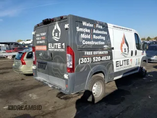 2016 Ram ProMaster Cargo with VIN 3C6TRVAG2GE110441, listed as a Copart auction lot 77878704 with 209,205 mi miles and Salvage Title. Bid and sale history available at DreamBid. Image 3.