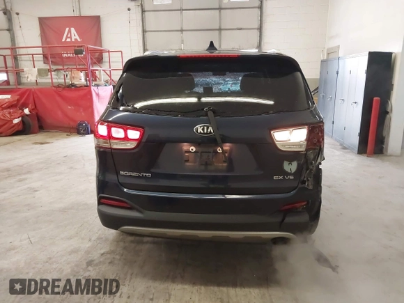 2018 Kia Sorento EX with VIN 5XYPHDA59JG429514, listed as a IAAI auction lot 41490342 with 83,799 mi miles and . Bid and sale history available at carsss.com. Image 16.