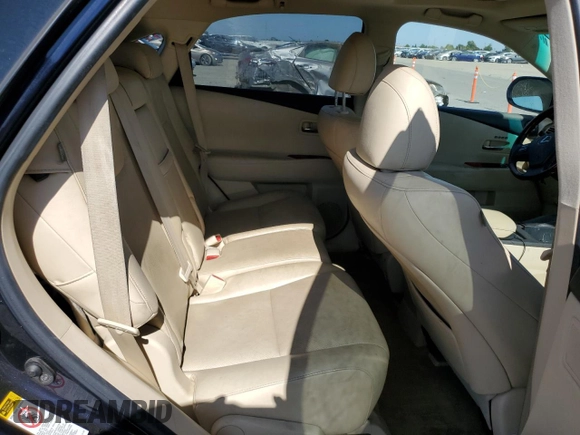 2010 Lexus RX 450h with VIN JTJZB1BA1A2400309, listed as a Copart auction lot 62584925 with 131,357 mi miles and Salvage title. Bid and sale history available at DreamBid. Image 10.