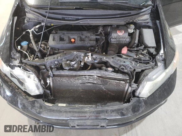 2012 Honda Civic EX-L with VIN 19XFB2F93CE004657, listed as a Copart auction lot 53540115 with 199,443 mi miles and Salvage Title. Bid and sale history available at DreamBid. Image 11.