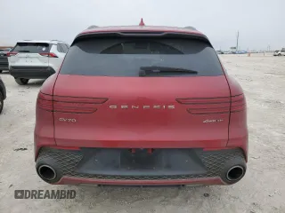 2022 Genesis GV70 Sport with VIN KMUMCDTCXNU011073, listed as a Copart auction lot 88661615 with 34,297 mi miles and Salvage title. Bid and sale history available at DreamBid. Image 6.