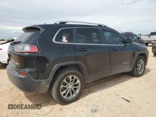 2020 Jeep Cherokee Latitude Plus with VIN 1C4PJMLB1LD601897, listed as a Copart auction lot 56105685 with 77,721 mi miles and Salvage title. Bid and sale history available at DreamBid. Image 3.