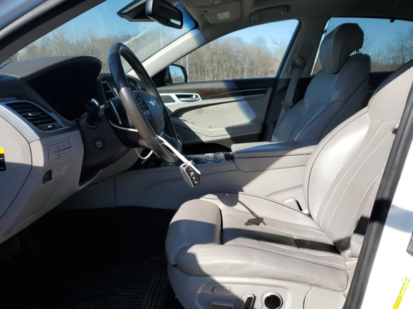 2016 Hyundai Genesis 3.8L with VIN KMHGN4JEXGU142923, listed as a Copart auction lot 49267195 with 179,723 mi miles and Salvage Title. Bid and sale history available at carsss.com. Image 7.