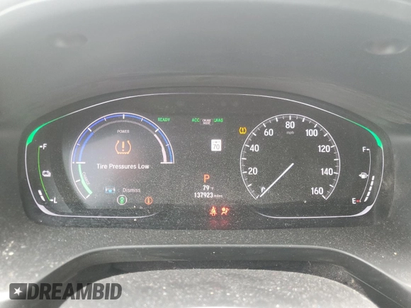 2019 Honda Insight EX with VIN 19XZE4F56KE017334, listed as a Copart auction lot 50758585 with 137,923 mi miles and Salvage Title. Bid and sale history available at carsss.com. Image 9.
