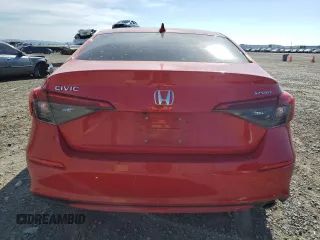 2022 Honda Civic Sport with VIN 2HGFE2F58NH564722, listed as a Copart auction lot 50445445 with Not Provided miles and Salvage Title. Bid and sale history available at carsss.com. Image 6.