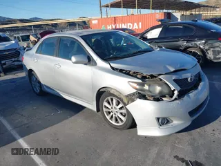 2010 Toyota Corolla with VIN 1NXBU4EE7AZ368612, listed as a IAAI auction lot 41666949 with 143,620 mi miles. Bid and sale history available at carsss.com. Image 1.