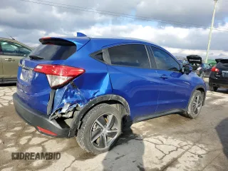 2021 Honda HR-V EX-L with VIN 3CZRU5H79MM705631, listed as a Copart auction lot 86792974 with 44,864 mi miles and Salvage Title. Bid and sale history available at carsss.com. Image 3.