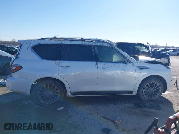 2021 Nissan Armada Platinum with VIN JN8AY2DA4M9371454, listed as a IAAI auction lot 41685753 with 1 mi miles. Bid and sale history available at carsss.com. Image 14.