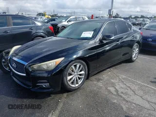 2014 Infiniti Q50 Premium with VIN JN1BV7AR2EM685587, listed as a IAAI auction lot 41777563 with 134,443 mi miles and . Bid and sale history available at DreamBid. Image 17.
