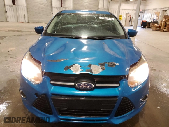 2012 Ford Focus SE with VIN 1FAHP3F23CL284886, listed as a Copart auction lot 54786475 with 111,666 mi miles and Salvage Title. Bid and sale history available at carsss.com. Image 5.