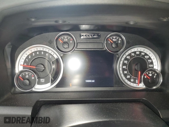2014 Ram 1500 Big Horn with VIN 1C6RR7TT1ES467958, listed as a Copart auction lot 60890725 with 192,833 mi miles and Salvage title. Bid and sale history available at DreamBid. Image 9.