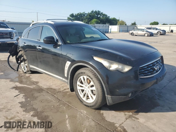 2010 Infiniti FX with VIN JN8AS1MW1AM851189, listed as a Copart auction lot 53859835 with 146,695 mi miles and Salvage title. Bid and sale history available at DreamBid. Image 4.