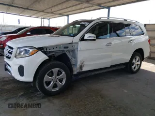 2017 Mercedes-Benz GLS 450 with VIN 4JGDF6EEXHA868385, listed as a Copart auction lot 63715634 with 64,788 mi miles and Salvage Title. Bid and sale history available at DreamBid. Image 1.