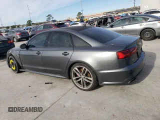 2017 Audi A6 Competition Prestige with VIN WAUF3AFC5HN052910, listed as a Copart auction lot 61927874 with 104,655 mi miles and Salvage Title. Bid and sale history available at carsss.com. Image 2.