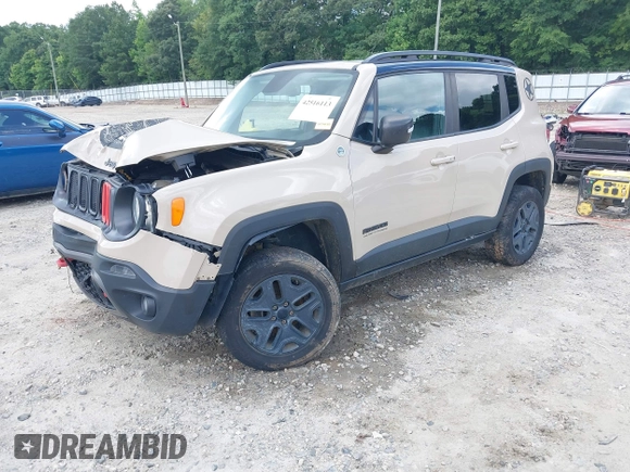 2017 Jeep Renegade Trailhawk with VIN ZACCJBCB5HPF70617, listed as a IAAI auction lot 42516113 with 66,187 mi miles and . Bid and sale history available at DreamBid. Image 21.