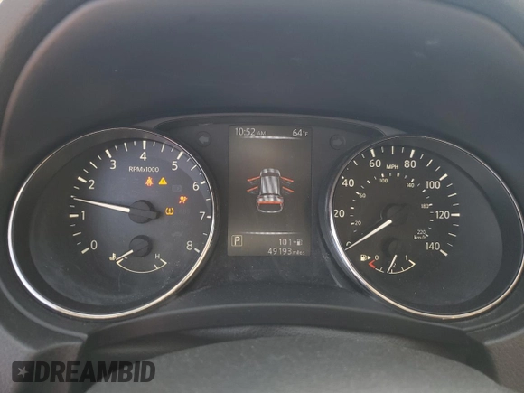 2017 Nissan Rogue SL with VIN JN1BJ1CRXHW125914, listed as a Copart auction lot 58309915 with 49,193 mi miles and Salvage title. Bid and sale history available at DreamBid. Image 9.