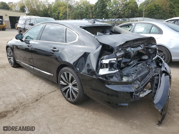 2023 Volvo S90 Plus with VIN LVY062MN8PP325487, listed as a Copart auction lot 72692804 with 67,044 mi miles and Salvage Title. Bid and sale history available at carsss.com. Image 2.