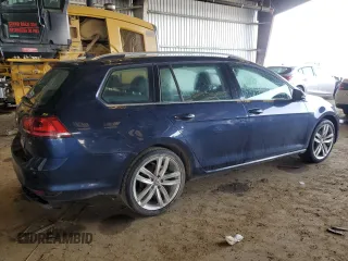 2015 Volkswagen Golf SportWagen TDI SE with VIN 3VWFA7AU2FM503940, listed as a Copart auction lot 43531255 with 108,960 mi miles and Salvage Title. Bid and sale history available at carsss.com. Image 3.