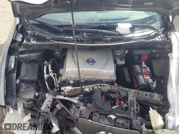 2015 Nissan LEAF SV with VIN 1N4AZ0CP4FC307459, listed as a Copart auction lot 47278443 with 91,558 mi miles. Bid and sale history available at carsss.com. Image 12.