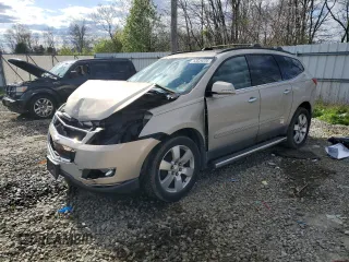2011 Chevrolet Traverse LTZ z VIN 1GNKVLED4BJ397367, wystawiony jako Copart lot #53529205 z przebiegiem 130 392 mil mil oraz Szkoda całkowita • Salvage title. Historia ofert i sprzedaży dostępna na DreamBid. Obrazek 1.