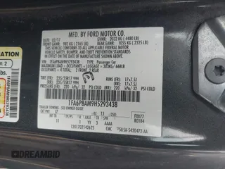 2017 Ford Mustang V6 with VIN 1FA6P8AM9H5293438, listed as a IAAI auction lot 41777002 with 134,060 mi miles and . Bid and sale history available at carsss.com. Image 9.