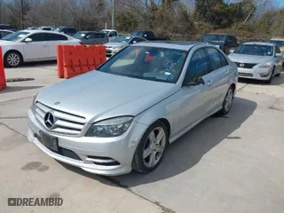 2011 Mercedes-Benz C-Class C 300 Sport with VIN WDDGF5EB8BR141424, listed as a IAAI auction lot 41649181 with 105,165 mi miles. Bid and sale history available at carsss.com. Image 2.