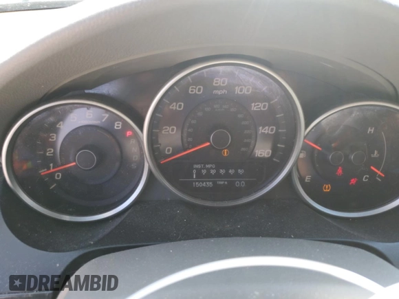 2010 Acura RL Technology with VIN JH4KB2F61AC001845, listed as a Copart auction lot 52549445 with 150,435 mi miles and Salvage Title. Bid and sale history available at DreamBid. Image 9.