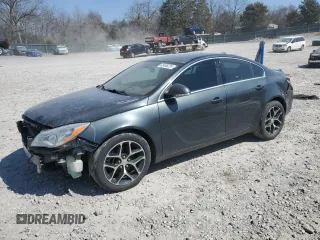 2017 Buick Regal Sport Touring with VIN 2G4GL5EX4H9162638, listed as a Copart auction lot 43456225 with 101,750 mi miles and Salvage Title. Bid and sale history available at carsss.com. Image 1.
