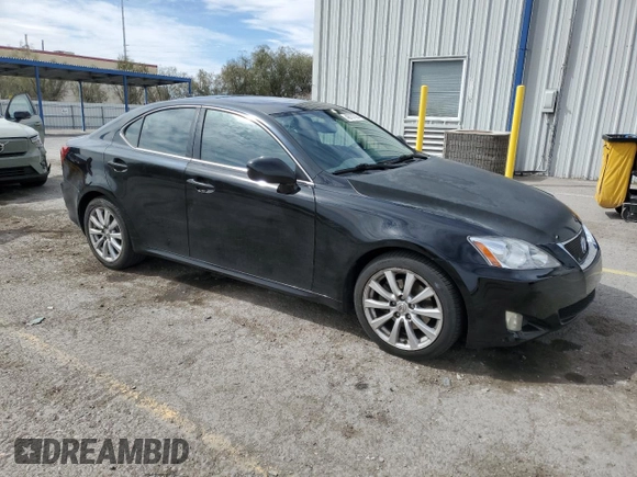 2008 Lexus IS 250 with VIN JTHBK262685074513, listed as a Copart auction lot 48757595 with 161,433 mi miles and Salvage Title. Bid and sale history available at DreamBid. Image 4.