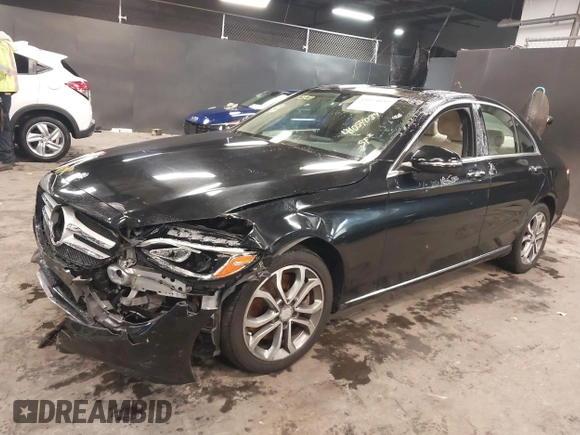 2017 Mercedes-Benz C 300 with VIN 55SWF4KBXHU179660, listed as a IAAI auction lot 41054039 with 78,032 mi miles and . Bid and sale history available at carsss.com. Image 2.