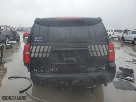 2020 Chevrolet Tahoe Commercial with VIN 1GNLCDEC5LR301157, listed as a Copart auction lot 82920264 with 66,041 mi miles and Salvage Title. Bid and sale history available at carsss.com. Image 6.
