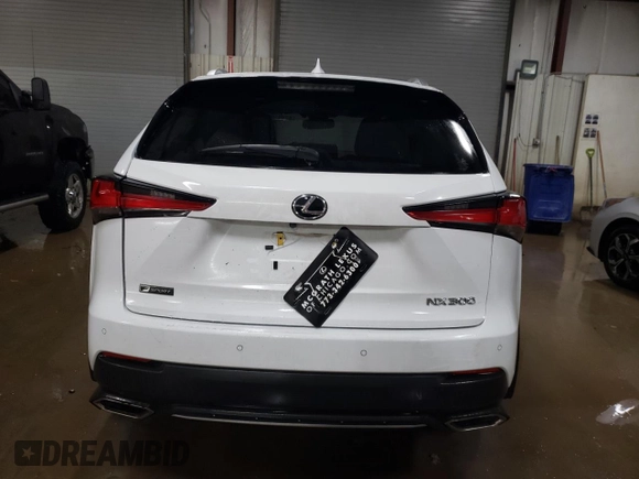 2021 Lexus NX 300 F Sport with VIN JTJSARDZ4M2263070, listed as a Copart auction lot 87491694 with 23,127 mi miles and Salvage title. Bid and sale history available at DreamBid. Image 6.