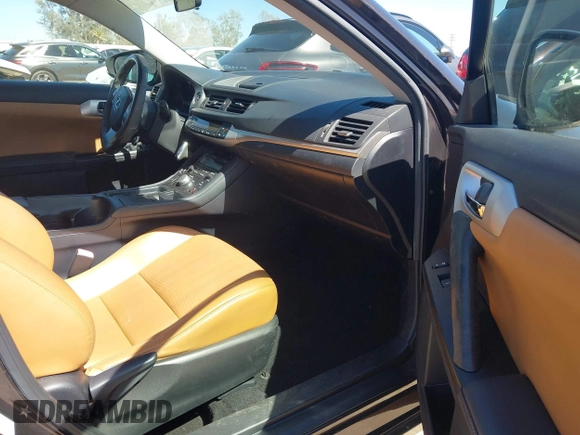 2012 Lexus CT 200h with VIN JTHKD5BH9C2062310, listed as a IAAI auction lot 42632695 with 144,451 mi miles and . Bid and sale history available at DreamBid. Image 5.