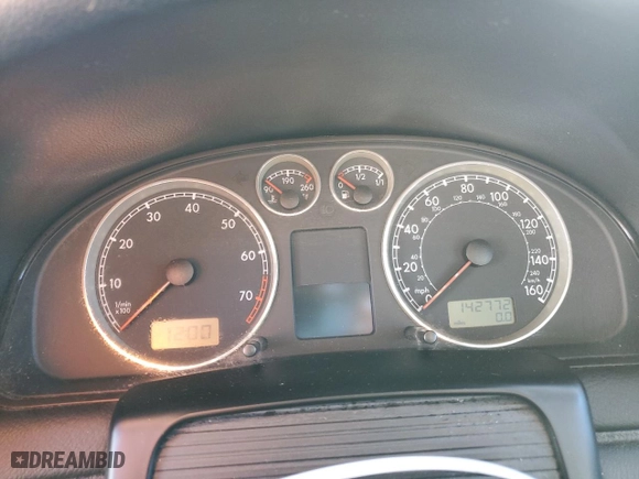 2002 Volkswagen Passat GLX with VIN WVWTH63B22P440401, listed as a Copart auction lot 80511804 with 142,772 mi miles and Salvage Title. Bid and sale history available at carsss.com. Image 9.