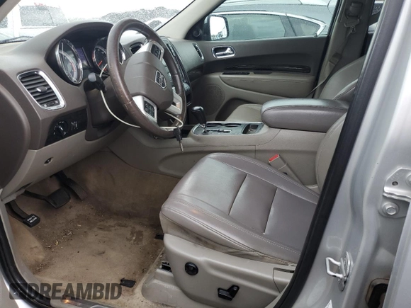 2013 Dodge Durango Crew with VIN 1C4SDHDTXDC552531, listed as a Copart auction lot 50353595 with 181,386 mi miles and Salvage title. Bid and sale history available at DreamBid. Image 7.