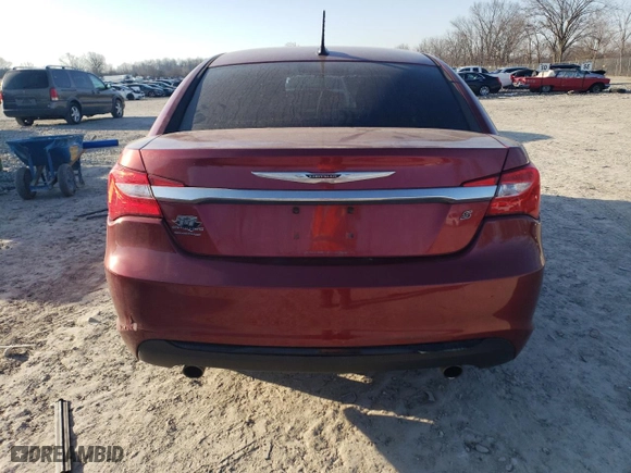 2013 Chrysler 200 Limited with VIN 1C3CCBCG9DN737672, listed as a Copart auction lot 48593605 with 166,300 mi miles and Salvage Title. Bid and sale history available at carsss.com. Image 6.