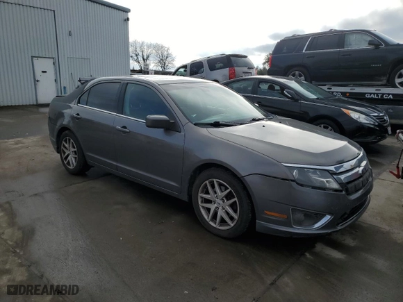 2012 Ford Fusion SEL with VIN 3FAHP0JG6CR184610, listed as a Copart auction lot 46237745 with 183,954 mi miles and Salvage Title. Bid and sale history available at carsss.com. Image 4.