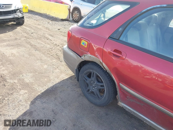 2002 Subaru Impreza Outback Special Sports with VIN JF1GG68522H822483, listed as a IAAI auction lot 41621127 with 209,164 mi miles and . Bid and sale history available at DreamBid. Image 6.