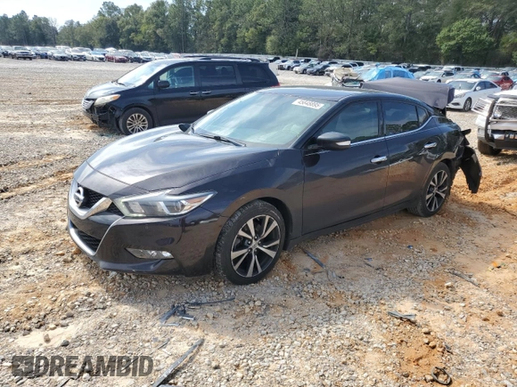 2016 Nissan Maxima SV with VIN 1N4AA6AP0GC423305, listed as a Copart auction lot 45848895 with 216,549 mi miles and Salvage Title. Bid and sale history available at DreamBid. Image 1.
