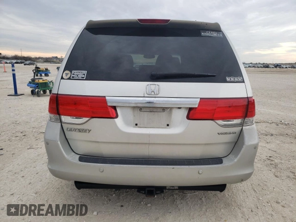 2008 Honda Odyssey Touring with VIN 5FNRL38928B035834, listed as a Copart auction lot 89386465 with 0 mi miles and Salvage Title. Bid and sale history available at carsss.com. Image 6.
