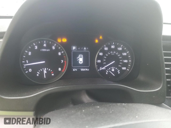 2018 Hyundai Elantra SEL z VIN 5NPD84LF9JH361930, wystawiony jako Copart lot #56931055 z przebiegiem 125 474 mil mil oraz Szkoda całkowita • Salvage title. Historia ofert i sprzedaży dostępna na DreamBid. Obrazek 9.