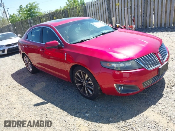 2010 Lincoln MKS w/EcoBoost with VIN 1LNHL9FT9AG615022, listed as a IAAI auction lot 42145446 with 78,475 mi miles. Bid and sale history available at carsss.com. Image 1.