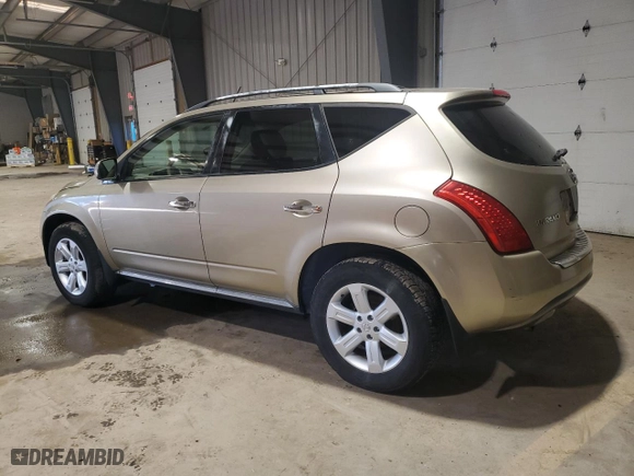 2006 Nissan Murano SL with VIN JN8AZ08W16W525372, listed as a Copart auction lot 46484295 with 0 mi miles and Clean Title. Bid and sale history available at carsss.com. Image 2.