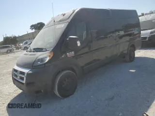 2020 Ram ProMaster Cargo with VIN 3C6URVJGXLE116244, listed as a Copart auction lot 48980905 with 166,746 mi miles and Clean Title. Bid and sale history available at carsss.com. Image 1.