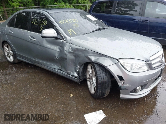 2008 Mercedes-Benz C 300 Sport with VIN WDDGF54X48F189512, listed as a IAAI auction lot 42513590 with 91,121 mi miles and . Bid and sale history available at DreamBid. Image 6.