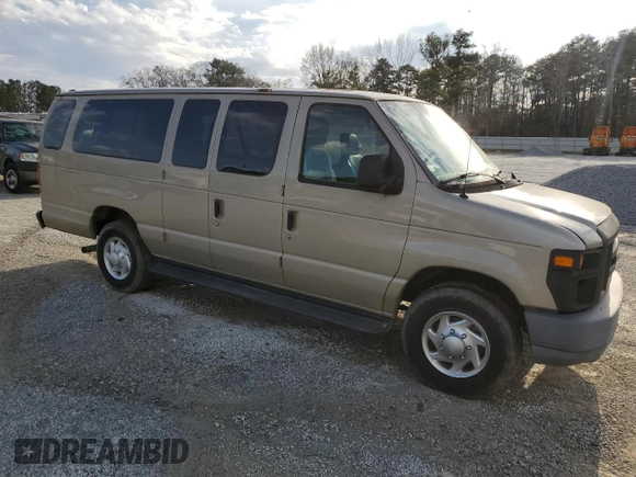 2010 Ford Econoline Passenger XL with VIN 1FBSS3BL9ADA05322, listed as a Copart auction lot 45006675 with 119,647 mi miles and Salvage Title. Bid and sale history available at carsss.com. Image 4.