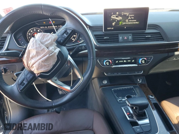 2018 Audi Q5 Premium Plus with VIN WA1BNAFY8J2019294, listed as a Copart auction lot 35861463 with 38,506 mi miles and . Bid and sale history available at DreamBid. Image 8.
